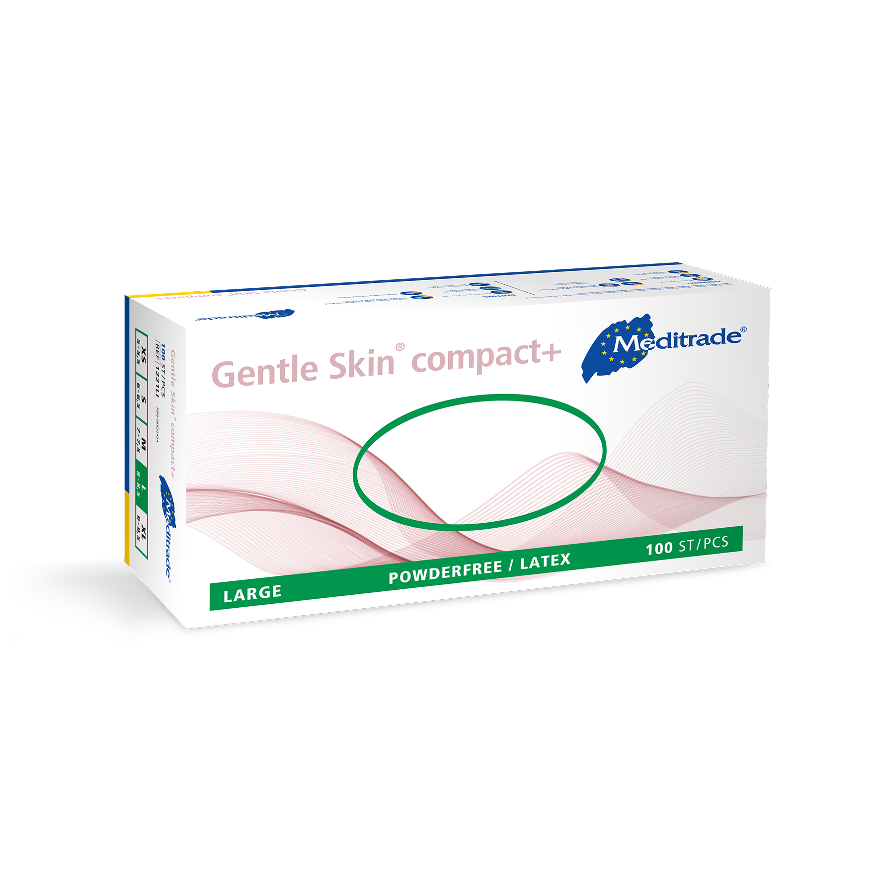 Meditrade Gentle Skin® compact Latex Untersuchungshandschuh