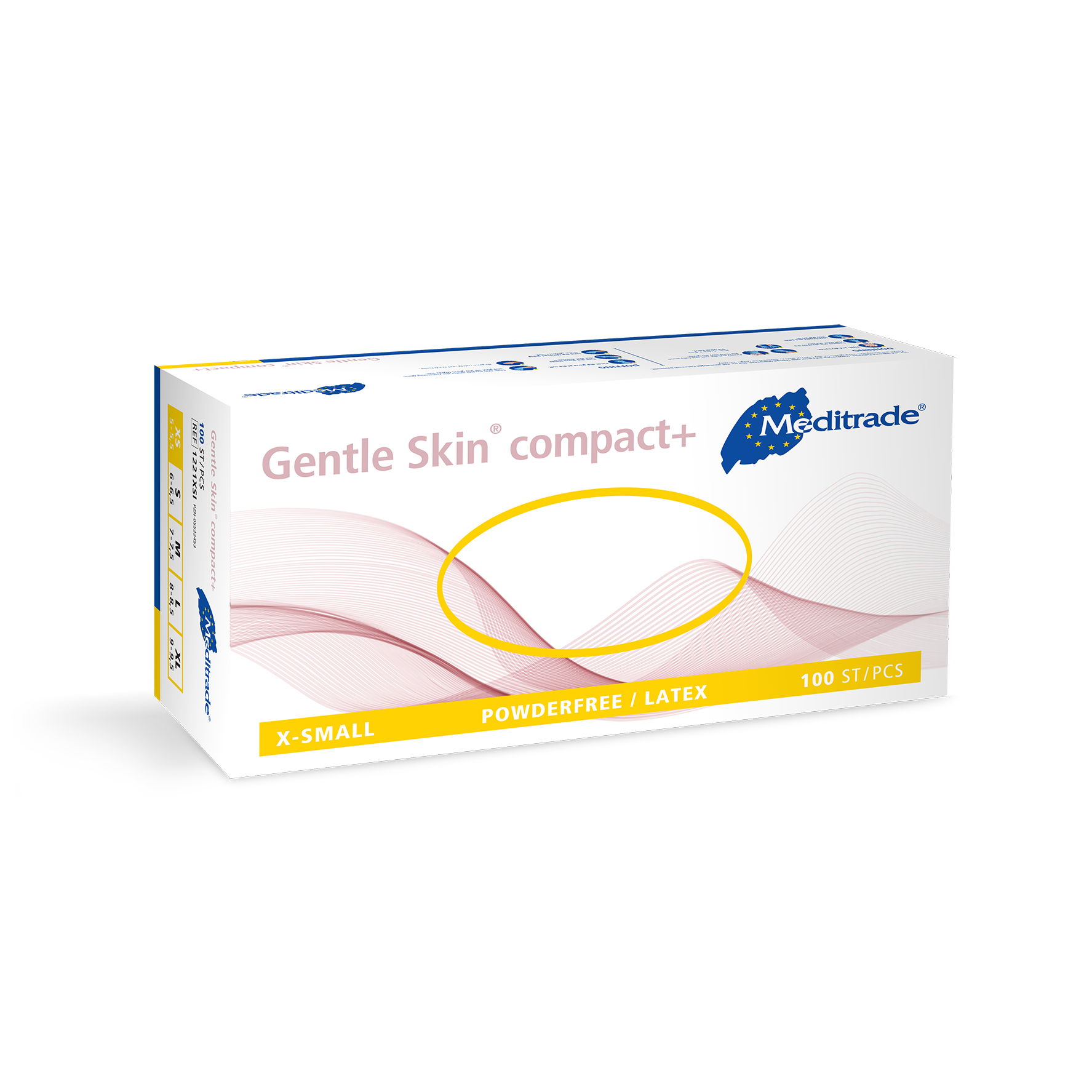 Meditrade Gentle Skin® compact Latex Untersuchungshandschuh