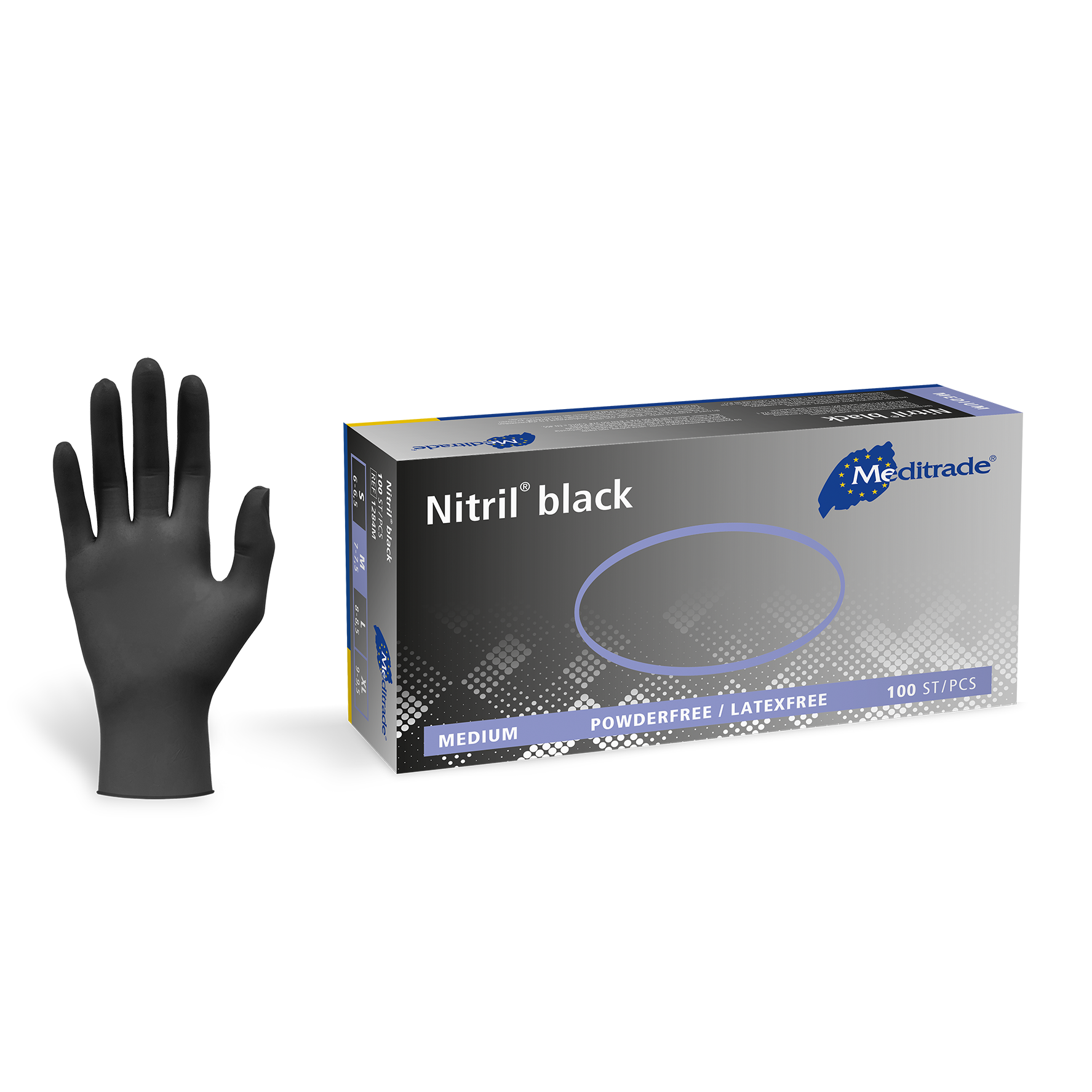 Meditrade Nitril NextGen, Einmal-Handschuhe, blau
