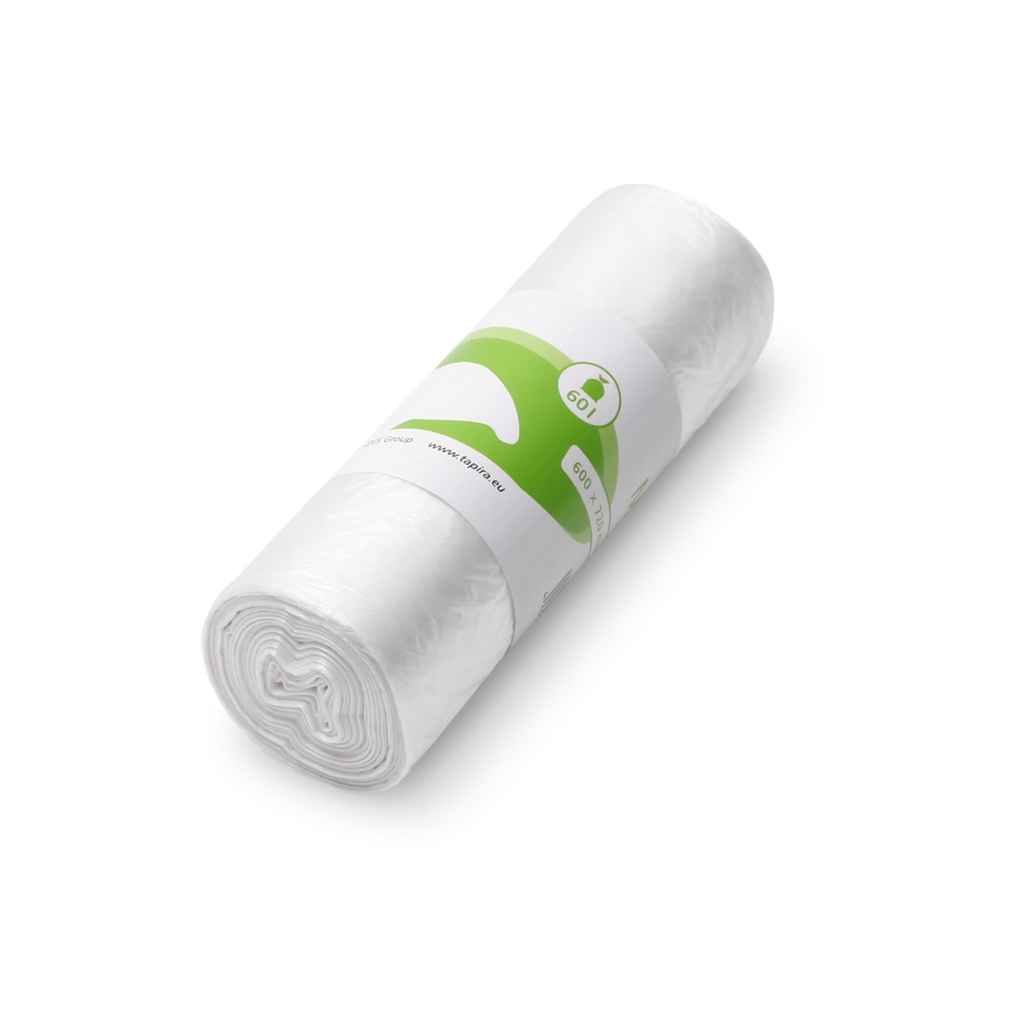 Tapira "Pur" Müllbeutel 60 L - transparent