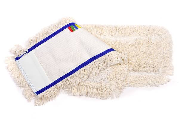 SemyTop Baumwoll Wischmopp, weiß, 40 cm, 50 Stück