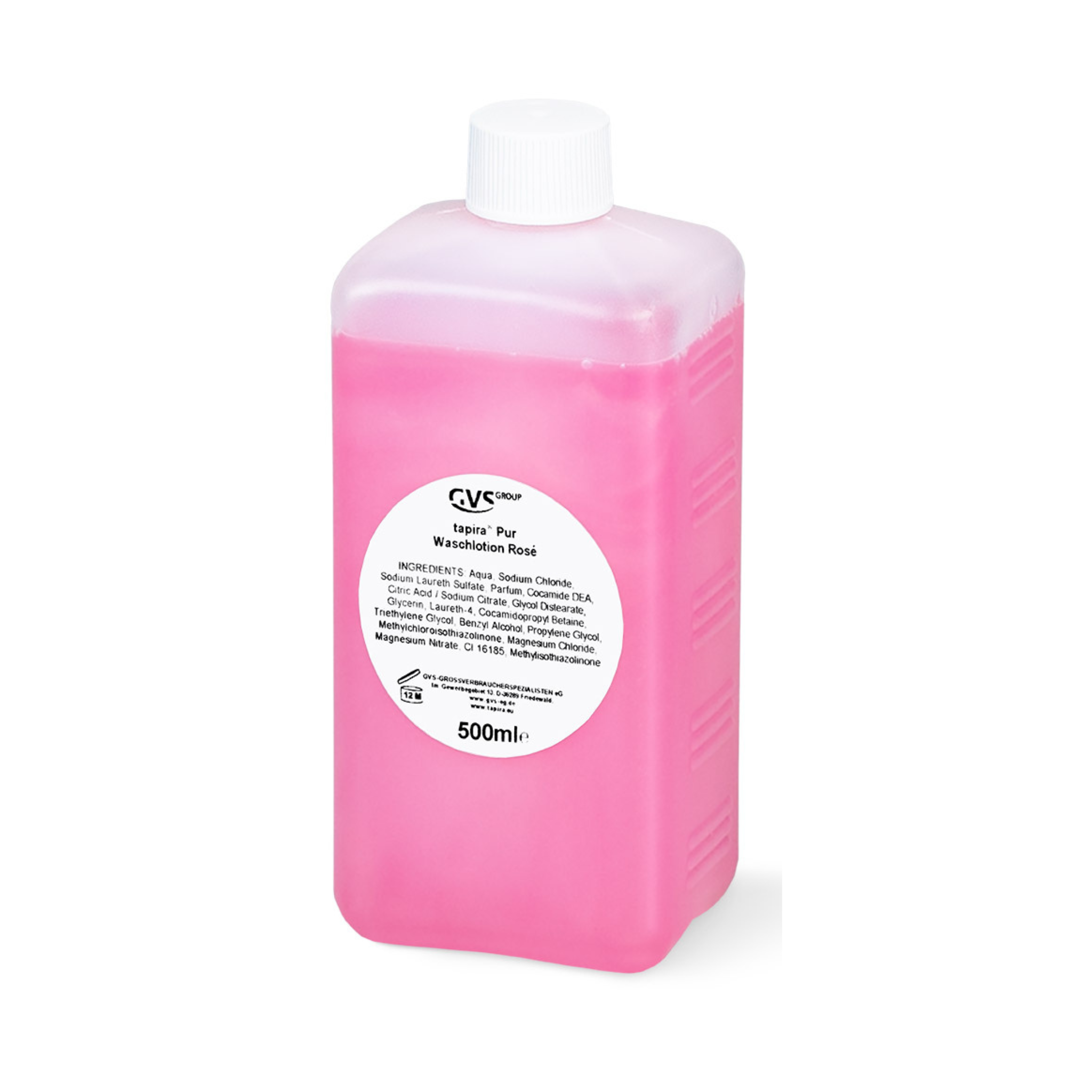 TAPIRA Pur Waschlotion rose, parfümiert – 500 ml - Euroflasche