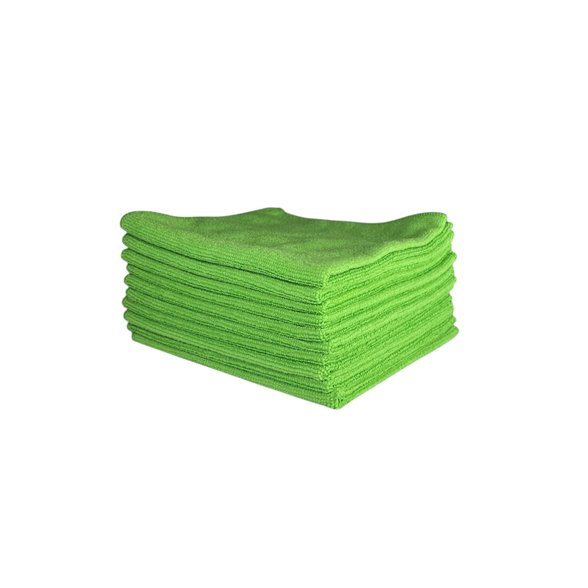 10er Pack Mikrofasertuch 38x38, blau, rot oder grün