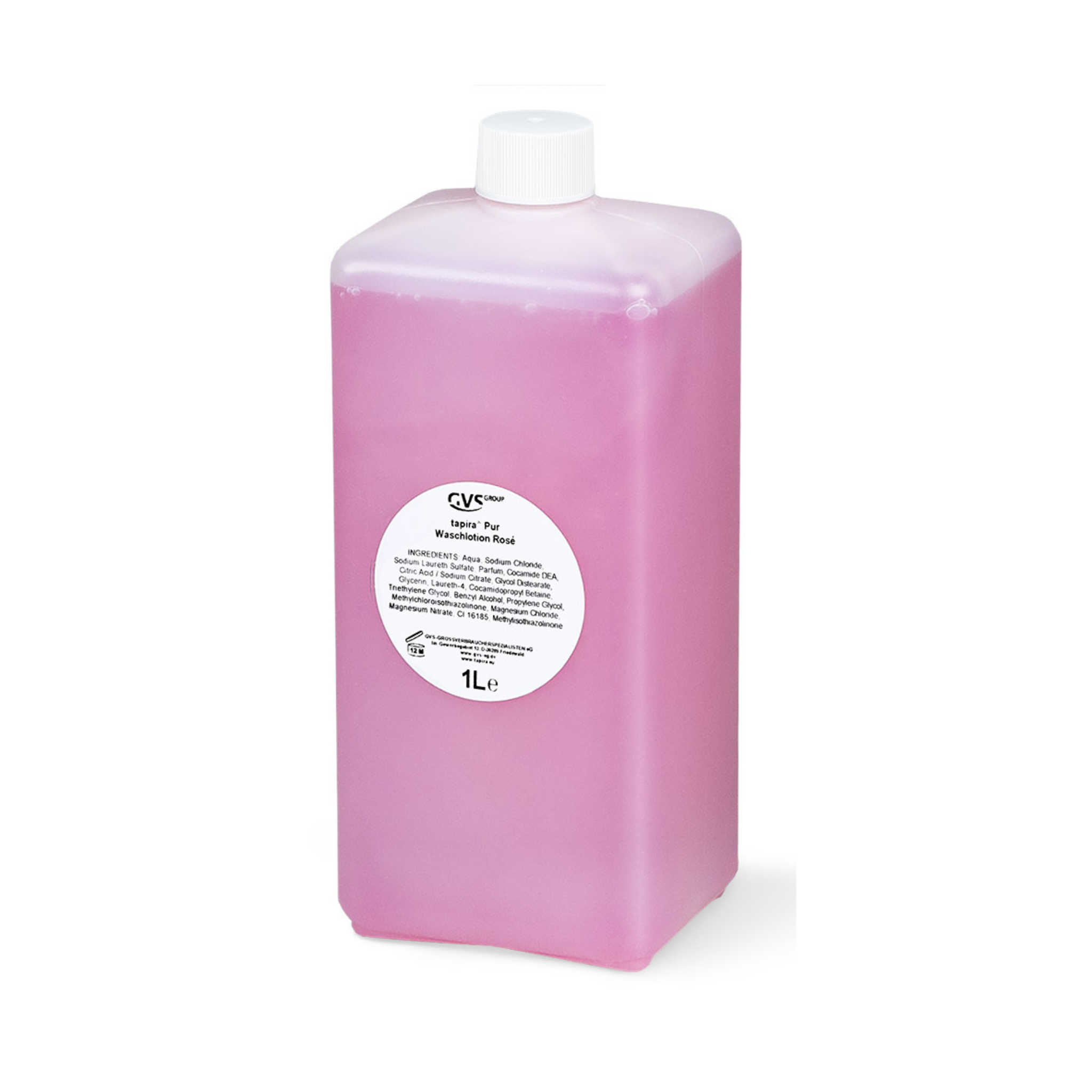 TAPIRA Pur Waschlotion rose, parfümiert – 1000 ml - Euroflasche