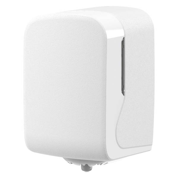 Handtuchrollenspender Innenauszug, Centerpull, Maxi, weiß matt