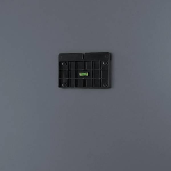 Mülleimer mit Wandhalterung, schwarz, 32 Liter