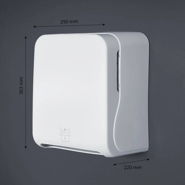 Sensor Handtuchrollenspender, weiß matt