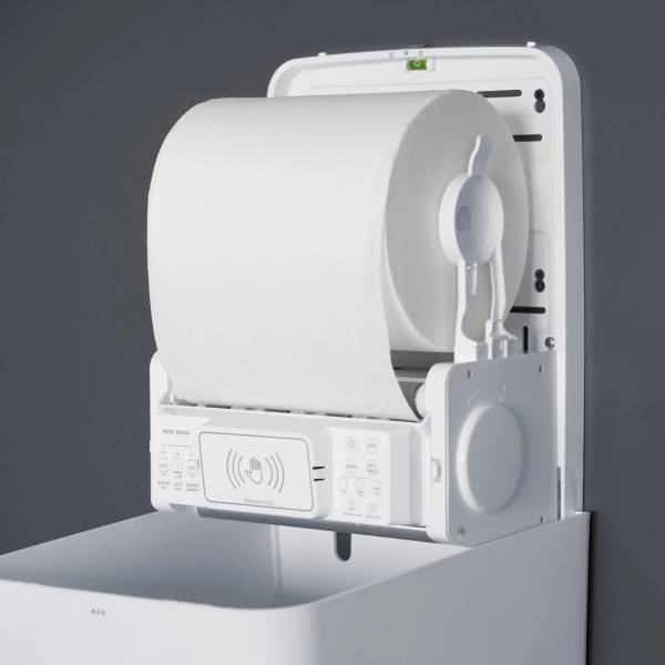 Sensor Handtuchrollenspender, weiß matt