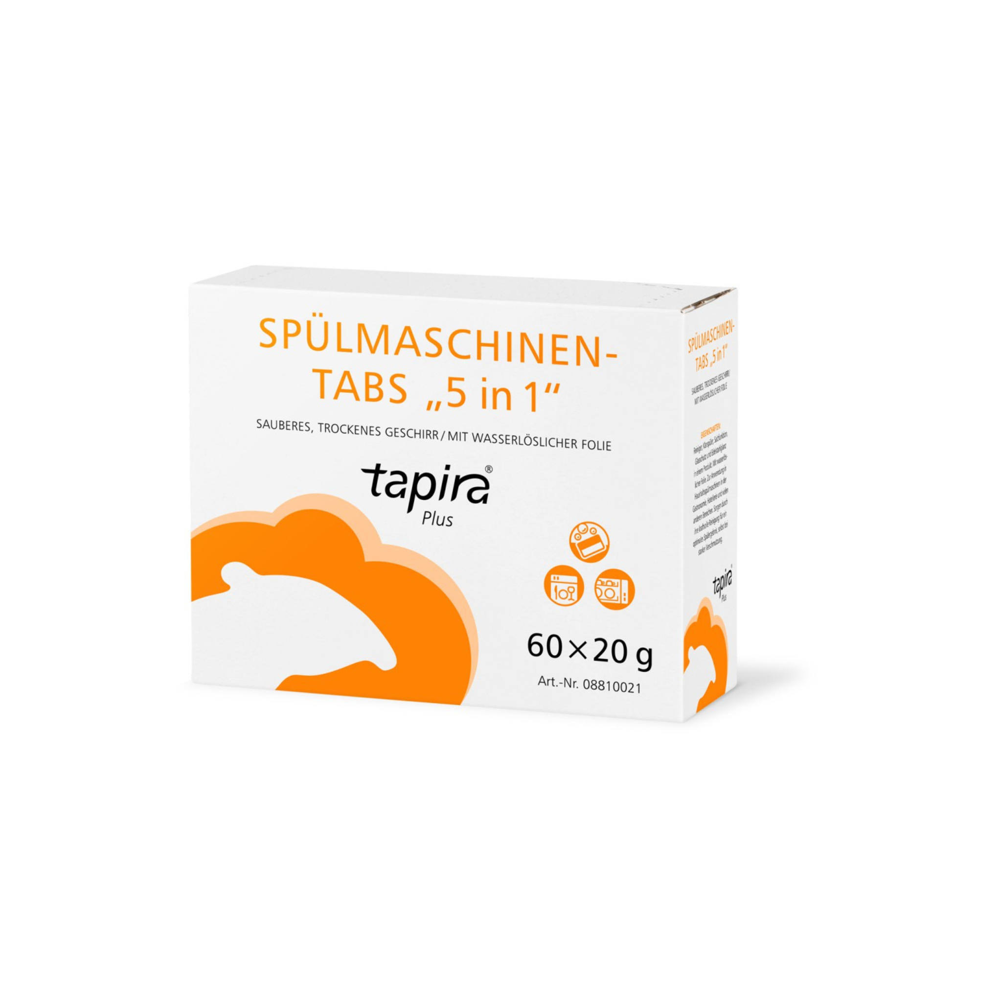 Tapira „Plus“ Spülma­schinen-Tabs "5 in 1" - 60 Tabs