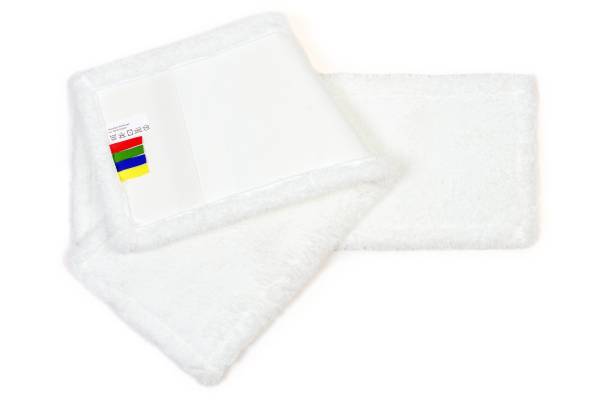 SemyTop Mikrofaser Wischmopp, weiß, 40 cm, 50 Stück