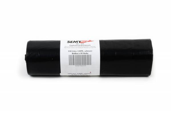 Zugband-Kehrichtsäcke, 110 Liter, 120 Stück