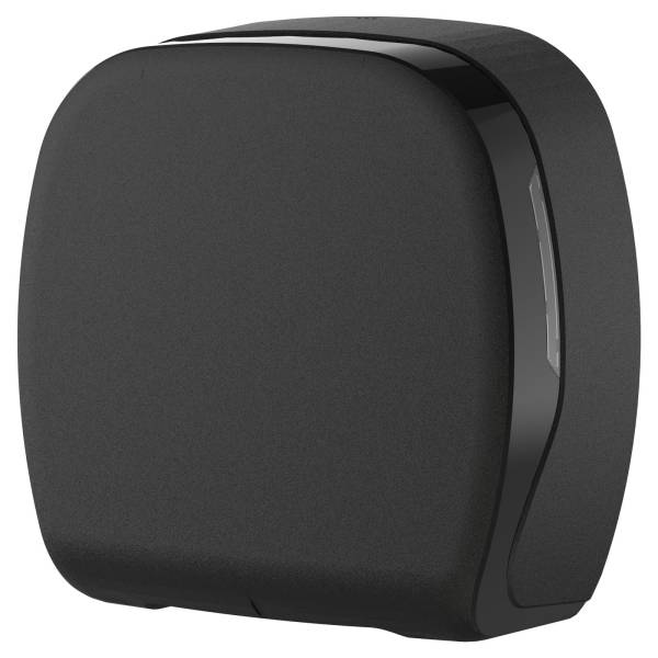 Jumbo Toilettenpapierspender, schwarz matt, für Rollen bis Ø24 cm
