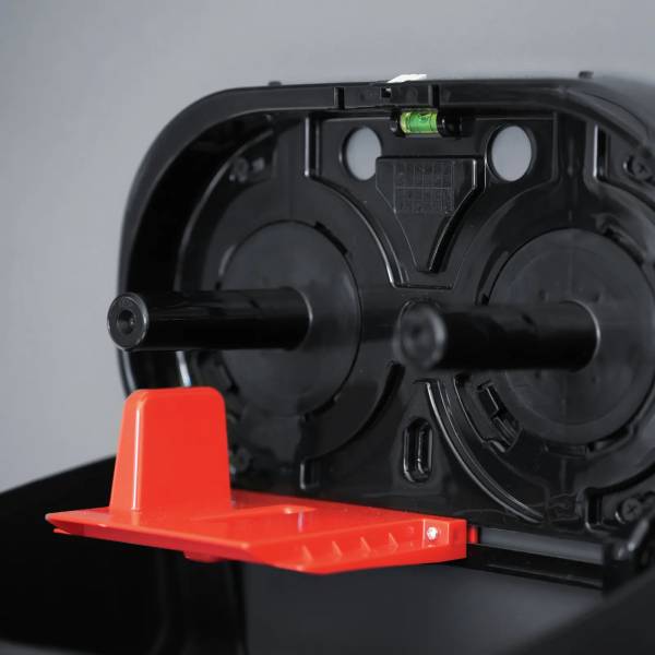 Toilettenpapierspender, für 2 Rollen, schwarz matt